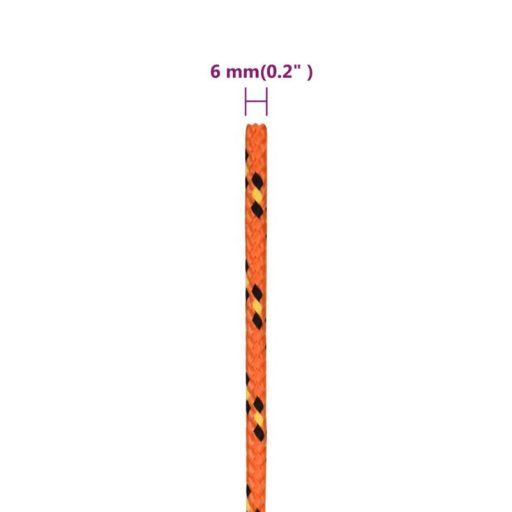 Privezno uže sjenila za sunce narančasta