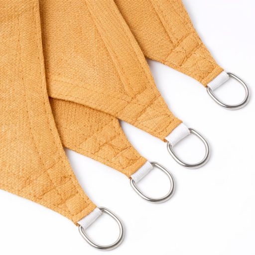 Sjenilo za sunce - za terasu, kvadratne oblike 4x4m u boju zlatnog pijeska- iz HDPE materiala