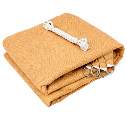 Sjenilo za sunce - za terasu, kvadratne oblike 4x4m u boju zlatnog pijeska- iz HDPE materiala