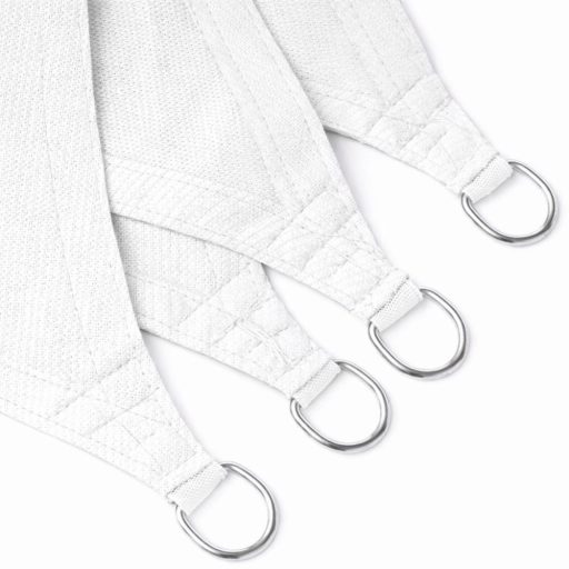 Sjenilo za sunce - za terasu, kvadratne oblike 4x4m bijele boje- iz HDPE materiala