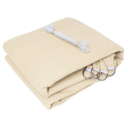 Sjenilo za sunce - za terasu, kvadratne oblike 2x4m svijetle bež boje- iz HDPE materiala