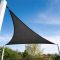 Sjenilo za sunce - za terasu, trikotne oblike 3,6x3,6x3,6m grafitne boje- iz premium HDPE materiala