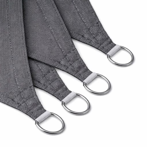 Sjenilo za sunce - za terasu, trikotne oblike 3x3x3m grafitne boje- iz premium HDPE materiala